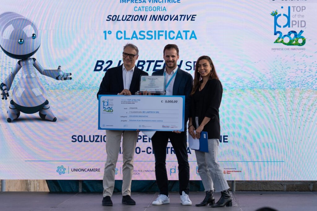 B2 Labtech premiata al Top of the PID 2026, prima nella categoria Soluzioni innovative